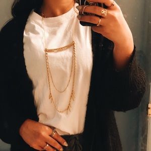 Madewell Metallic Gibraltar Layering Necklace